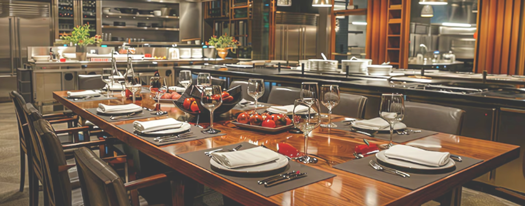 Restaurant kitchen ready to serve localsell customers